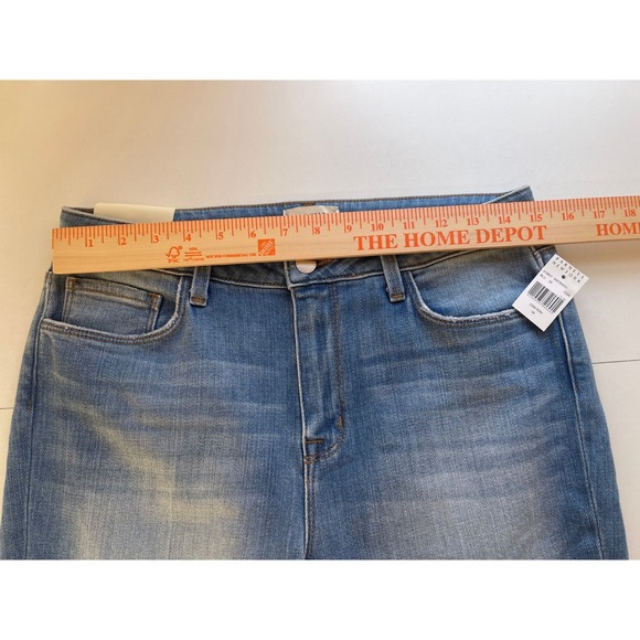 LAGENCE Sophia High Rise Cropped Flare Jeans Women's Size 29 Blue New - Picture 6 of 7